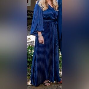 Aura Navy Dress